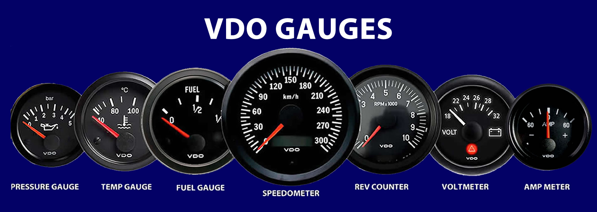 vdo gauges banner